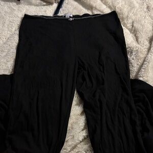 Black Wide-Leg Pants